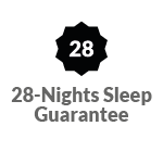 28-nights sleep guarantee